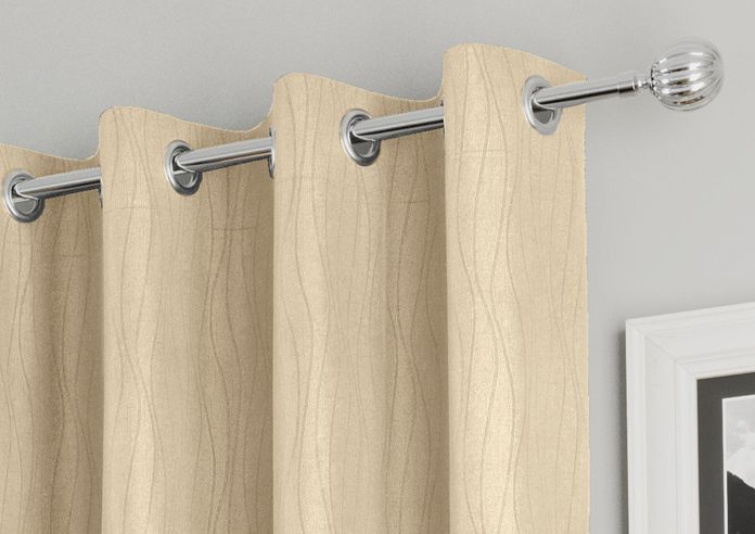 Goodwood Eyelet, Cream - Ready Made Curtains - Image 9